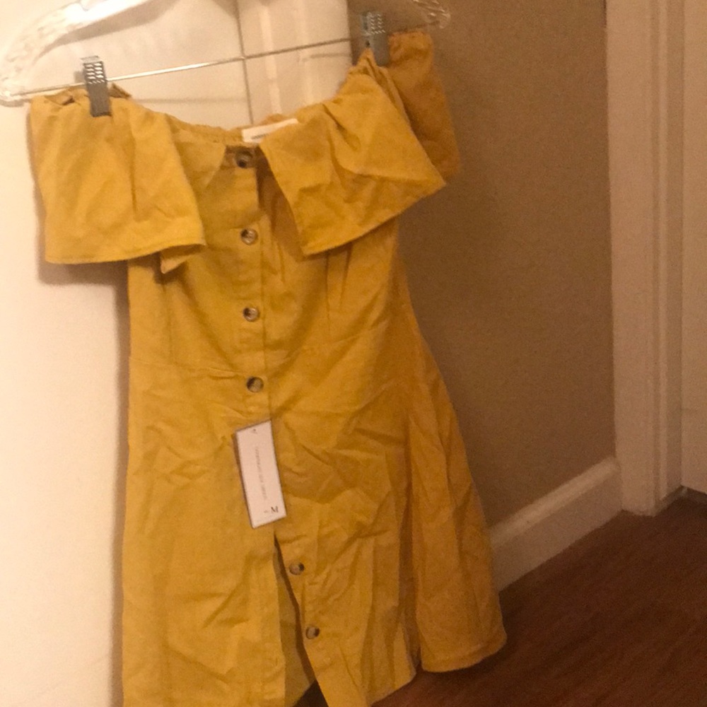 Goodnight macaroon mustard dress